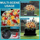 Headstone Flower Saddle large Artificial Cemetery Flowers For Grave cemetery