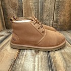Ugg Neumel Boot Mens Us 7 Chestnut Suede Wool Lined Chukka Shoe Eur 40