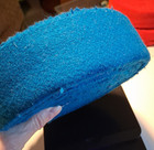 100  Pure Wool Fabric Strip Roll Teal Peacock 12 6oz Precut 2  Rug Braiding 7 In