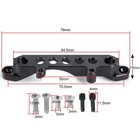1 10 Scale Model Car Aluminum Front Rear Body Shell Mount For Axial Scx10iii