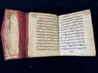 Rare Islamic Handwritten Quran Manuscript Book 67 Pages Maghribi Leather Binding
