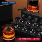 Clear Ice Ball Maker For Whiskey  Circle Ice Cube Tray Make 2inch Ice Sphere    