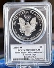 2016 W Proof Silver Eagle Pcgs Pr70 Dcam 30th Anniversary First Strike Mercanti