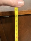 Broyhill Brasilia Hexagonal End Side Table Commode Mcm Mid Century Modern Walnut
