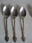 Oneida Sterling Silver Spoons Dover Scrap Sterling Silver Lot  925 240gr 9 Ounce