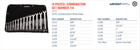 Wright Tool Wrightgrip   2 0 12 Point Combination Wrench Set 14 Piece Sae 714