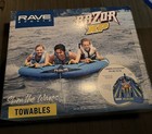 Rave Sports Inflatable 3 Person Rider Towable Boat Lake Water Tube Razor new