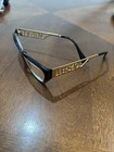 Versace Cat Eye Full Rim Eyeglass Frames Black 55-18 145 Mod 3327-u Gb1