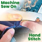 3 4 Inch Wide X 33 Ft Sew On Hook And Loop Tape For Fabric Roll  Sewable Sew-   