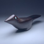 1990s  Carved Teak Wood Bird Fetish   Effigy