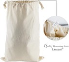6 Packs Bank Coin Money Cash Bag Sacks 12 x17  Canvas Deposit Drawstring