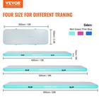 Vevor 10ft Air Track Inflatable Training Tumbling Gymnastics Gym Mat With Pump