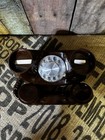 Vintage Western Electric Sculptura Donut Rotary Telephone Brown Mcm Works