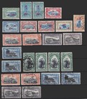 1920-1922 Belgian Congo Classic Page Collection Overprint  air Post