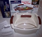 Aladdin Micromagic Keeps Food Hot Longer 3 5 Quart Dish   Lid Picnic Party Nos