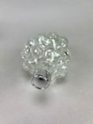 3 Vintage Grape Cluster Clear Glass Bottle Wine Decanter Individual Cocktails 6 