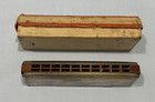 Original Box   Hohner No  3 Cnd Full Concert Harmonica-pre Wwll Germany Antique