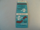 Orbit Inn Motor Hotel Casino Las Vegas Nevada Vintage Teal Globe Matchbook