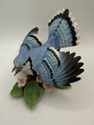 Lenox Blue Jay Porcelain Bird Figurine Floral Branch Euc Read