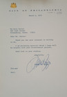 Frank L  Rizzo - Typed Letter Signed Black And White Photo