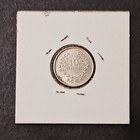 1976 10 C  ntimos Unc Costa Rica  small Ships 7 Stars Last Year Issue World Coin 