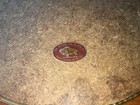 Iroquois Beer   Ale Embossed Indian Head Copper Sign  Buffalo Ny