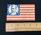 Antique C 1880  Winfield Scott Hancock Campaign Flag Advertising  Card