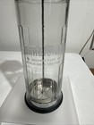 Vintage Barbicide Glass Container Germicide Disinfectant Barber Jar 11 1 2  Rare