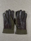 Original Wwii Us Army Winter Wool  Leather Palm Field Gloves Medium Rare 40s