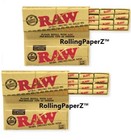 Four Packs Of Raw 1 1 4 Size Masterpiece Rolling Papers With Prerolled Tips 