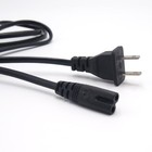 Lot 1-100 Us 2 Prong 2pin Ac Power Cord Cable Charge Adapter For Pc Laptop Ps3