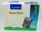 Vintage 1999 Motorola Startac 3000 Small Cell Phone Black Pull Out Antenna W Box
