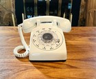 Working Vintage Stromberg Carlson Rotary Dial Phone  Landline Telephone  White