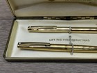 Vintage Sheaffer Usa 14k Gold Filled Pen   Mechanical Pencil Set In Case