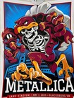 Metallica Poster Blacksburg Virginia Tech Hokies 5 7 2025 Lane Stadium  171 900