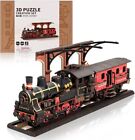 Rokr 3d Wooden Puzzle Steam Journey Diy Craft Kit Gift For Adults Home Decor
