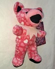 Foolish Heart Bear Grateful Dead Plush Doll Beanie Pink Hearts Music Gift Tour