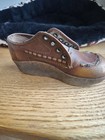 Vintage Miniature Leather Shoe     Salesman Sample     Decorative Display