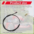 Compatible With Toro Recycler 22 Front Wheel Drive Traction Cable   Replaces