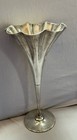Tiffany   Co  8 Inch Sterling Silver Antique Flower Shaped Vase No Monogram