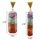 Orgone Reiki Healing Pendant Necklace 7 Chakra Stones Emf Protection Energy