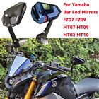 7 8  Motorcycle Bar End Mirrors Black Rear View For Yamaha Mt-07 Mt-09 Mt03 Mt10