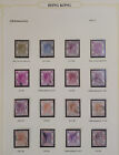 Hong Kong  Gvi  1938 52 Definitives   Shades   Perfs To  10  Cds Fine Used  42v 
