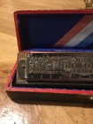 Fabulous Vintage Super Chromonica  M Hohner C 12 Holes Original Box Free Ship