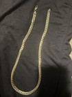 24    6mm Gold Plated Miami Cuban Link Chain Necklace Men   s Hip Hop Stainless Stew
