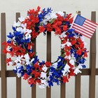 Tokcare Patriotic Wreaths For Front Door  24 Inch American 4th Of July Wreath   
