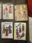 Lot Of Nine Vintage Sewing Patterns  One Book On English Smocking