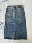 Hidden Los Angeles Medium Blue Denim Skirt With Frayed Hem Size S