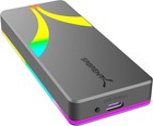 Sabrent Rocket Rgb Nvme   Sata M 2 Ssd Enclosure     Usb C 20gbps Tool-free Case 
