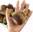 6pcs Fake Figs Artificial Fruit Fig Lifelike Decorative Fruit Model For Home Kit